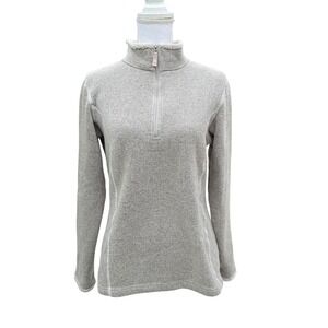 KÜHL Women's Fleece 1/2 Zip Pullover Heather Gray‎ Activewear Layering Top